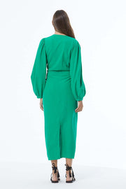 Caza Dress // Island Green Pigment