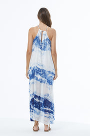 Elie Trapeze Dress // Cobalt Feather