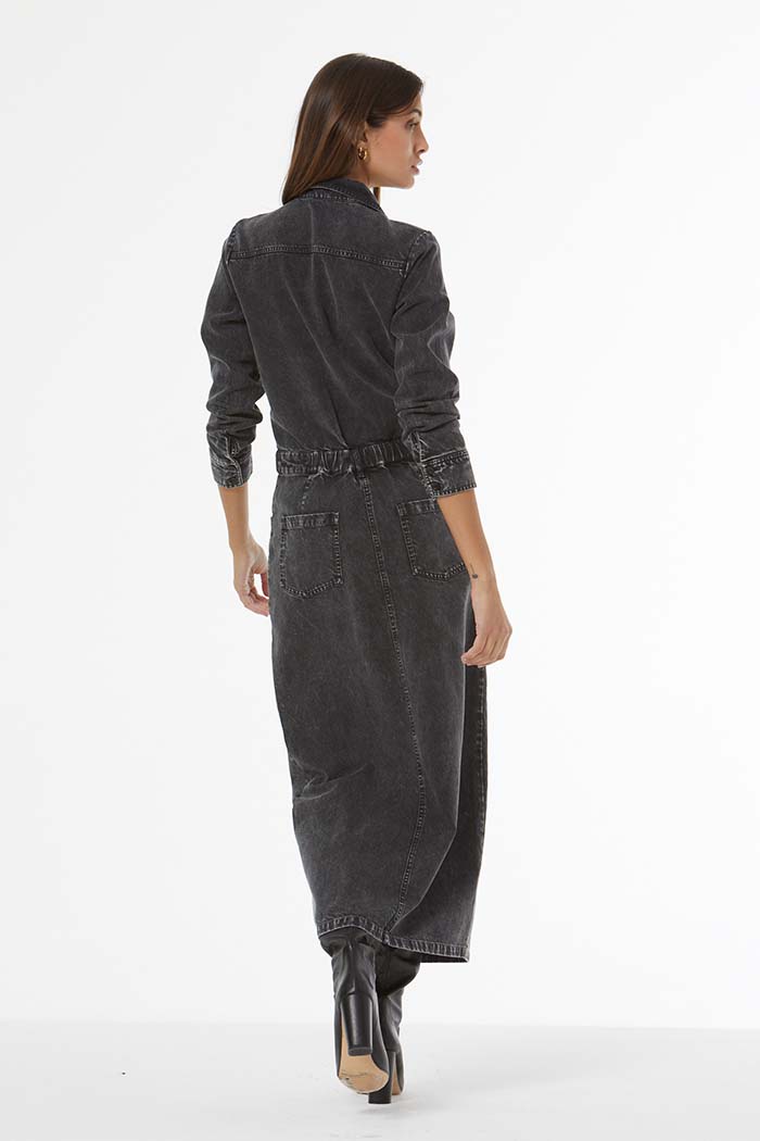 Benson Dress // Black Mineral Wash