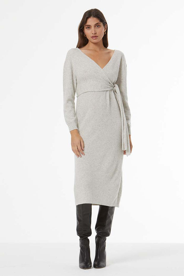 Opal Cashmere Blend Dress // Sea Salt Heather