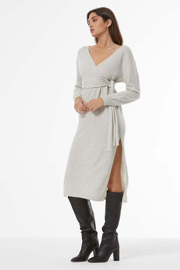 Opal Cashmere Blend Dress // Sea Salt Heather