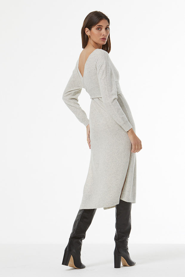 Opal Cashmere Blend Dress // Sea Salt Heather