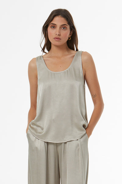 Dana Scoop Tank // Harbor Grey