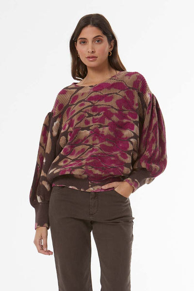 Maddie Sweater // Wild Orchid Boa Wash