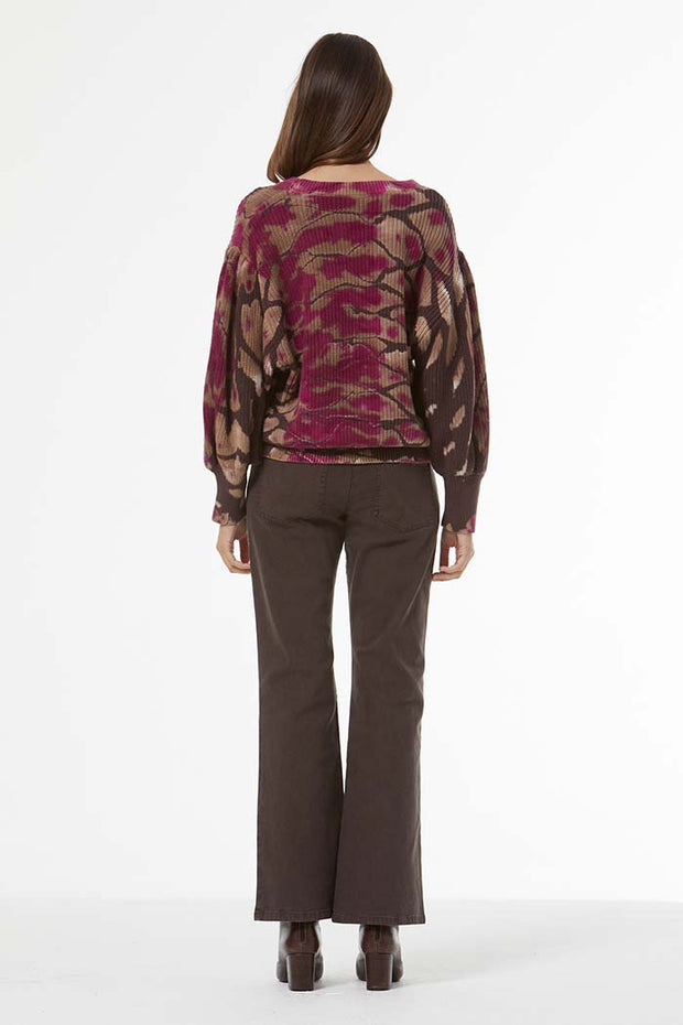 Maddie Sweater // Wild Orchid Boa Wash