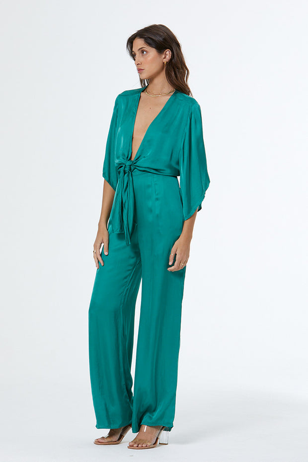 Breezy Jumpsuit // Everglade