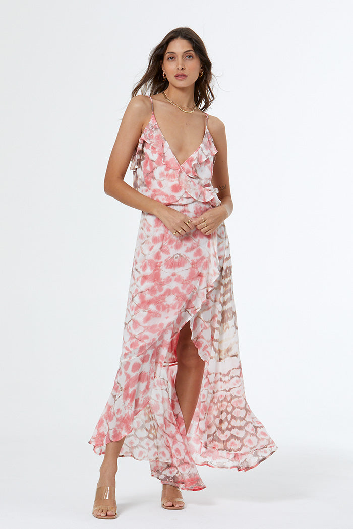 Katelyn Dress // Coral Crush Boa Wash