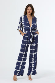 Breezy Jumpsuit // Vintage Indigo Grid Wash