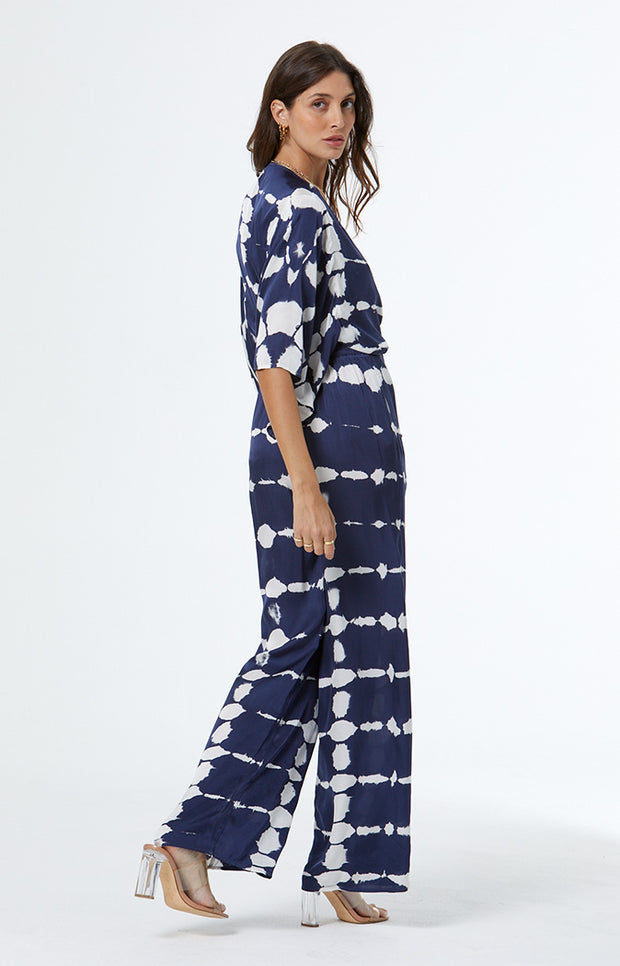 Breezy Jumpsuit // Vintage Indigo Grid Wash