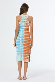 Iggy Midi Dress // Blue Lagoon Reef Wash