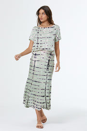 Felicity Skirt // Mint Leaf Ladder Wash