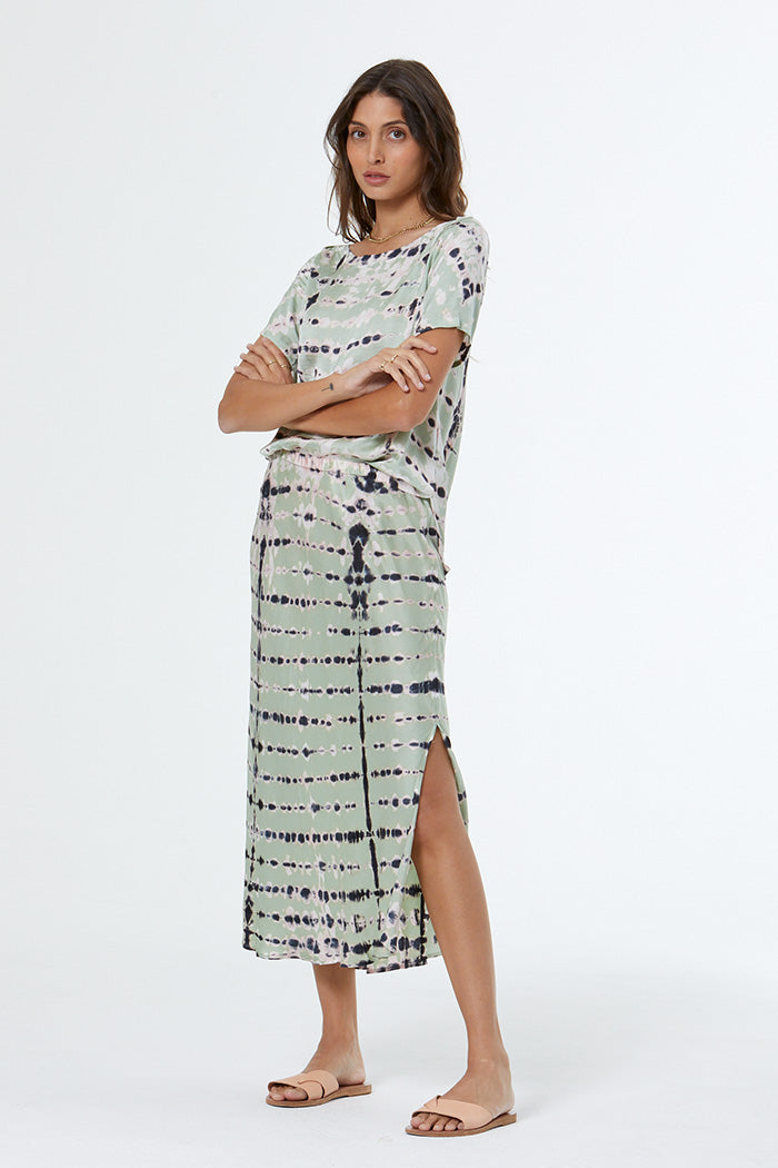 Felicity Skirt // Mint Leaf Ladder Wash