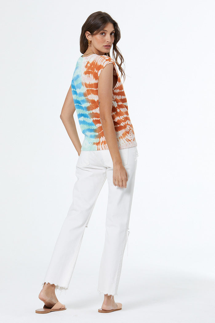 Beau Sweater Vest // Blue Lagoon Reef Wash