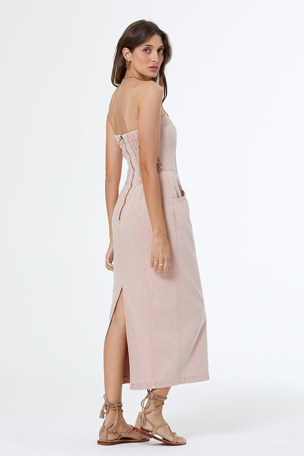 Taylor Tube Dress // Pink Clay Pigment