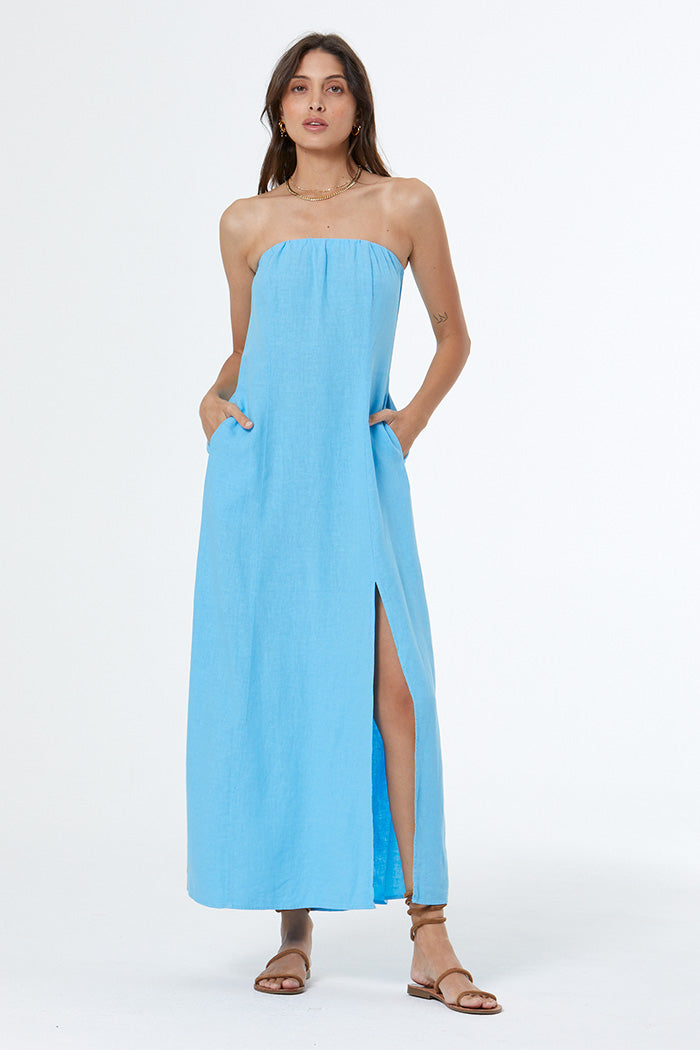 Goldcoast Dress // Blue Lagoon Pigment