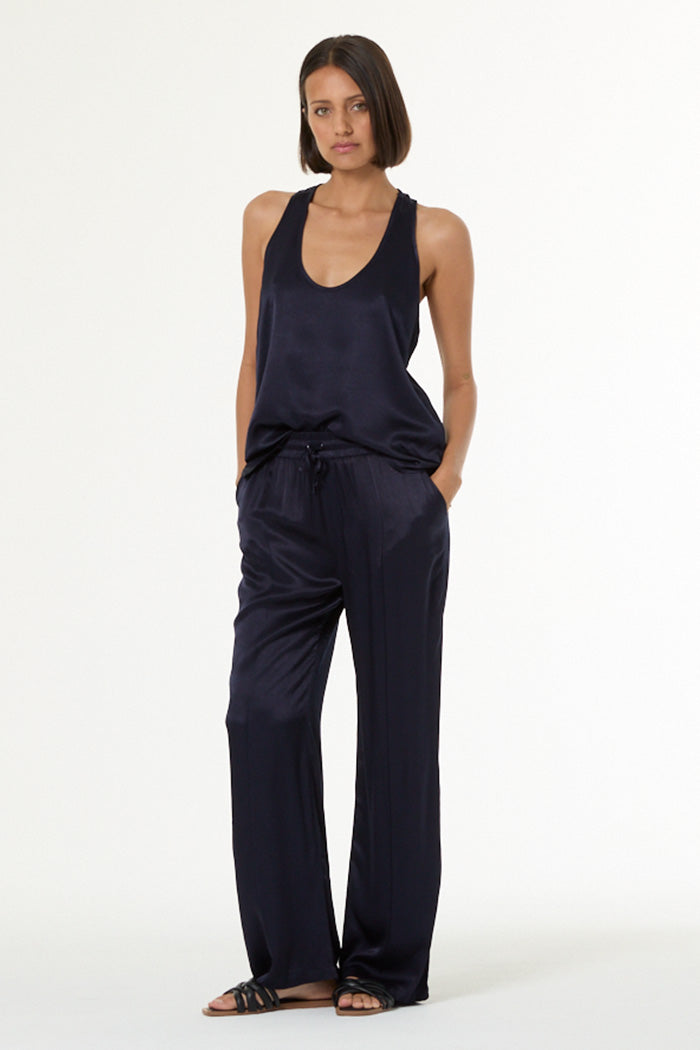 Silky Track Pant // French Navy