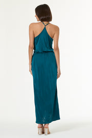 Siren Jersey Slip Dress // Deep Teal