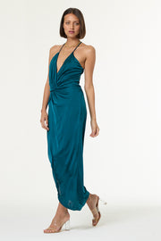 Siren Jersey Slip Dress // Deep Teal