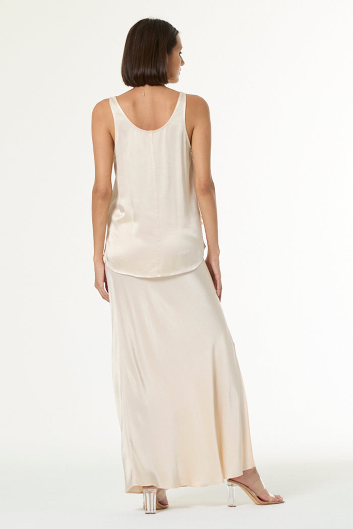Flossie Maxi Skirt // Oyster