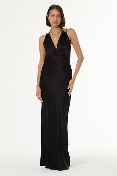 Monica Slip dress // Black