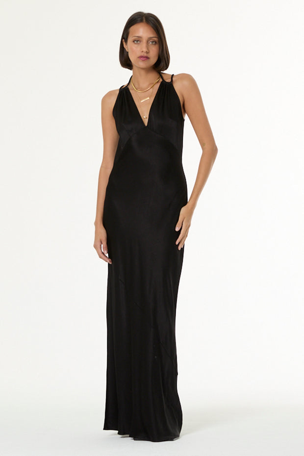 Monica Slip dress // Black