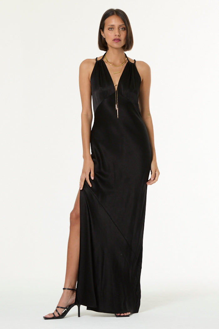 Monica Slip dress // Black