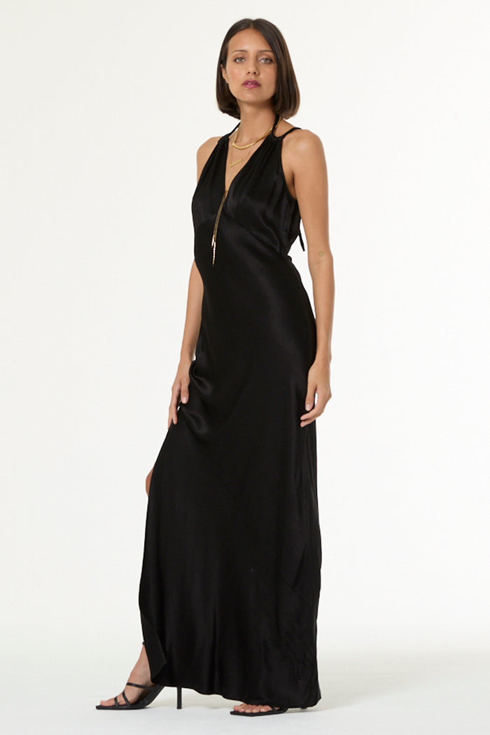 Monica Slip dress // Black