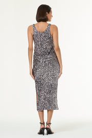 Twyla Sequin Tank // Silver 2-Tone Sequins