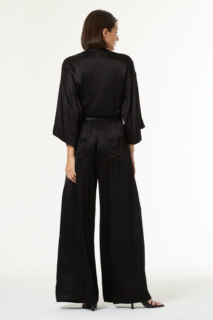 Bina Pleated Pant // Black