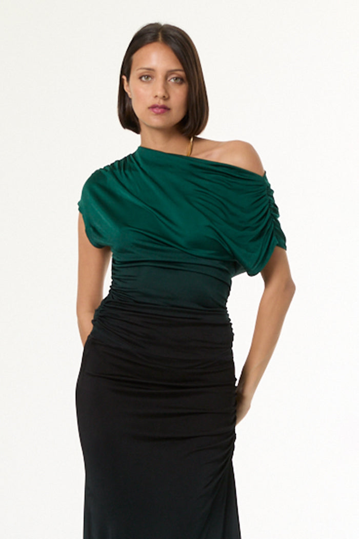 Valenciana Top // Rainforest Black Ombre