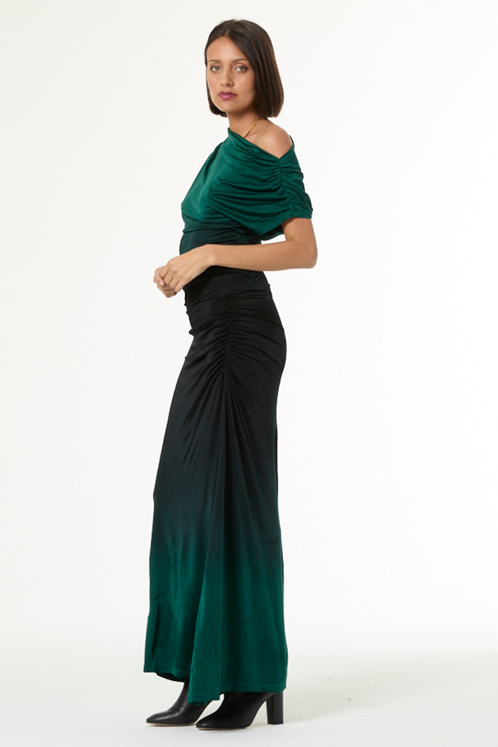 Valenciana Top // Rainforest Black Ombre