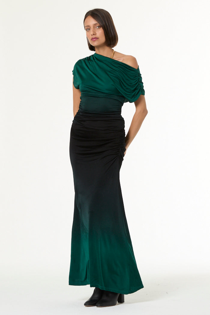 Valenciana Top // Rainforest Black Ombre