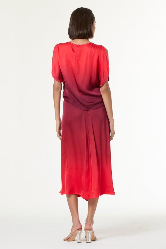 Rumi Top // Dark Ruby Ombre