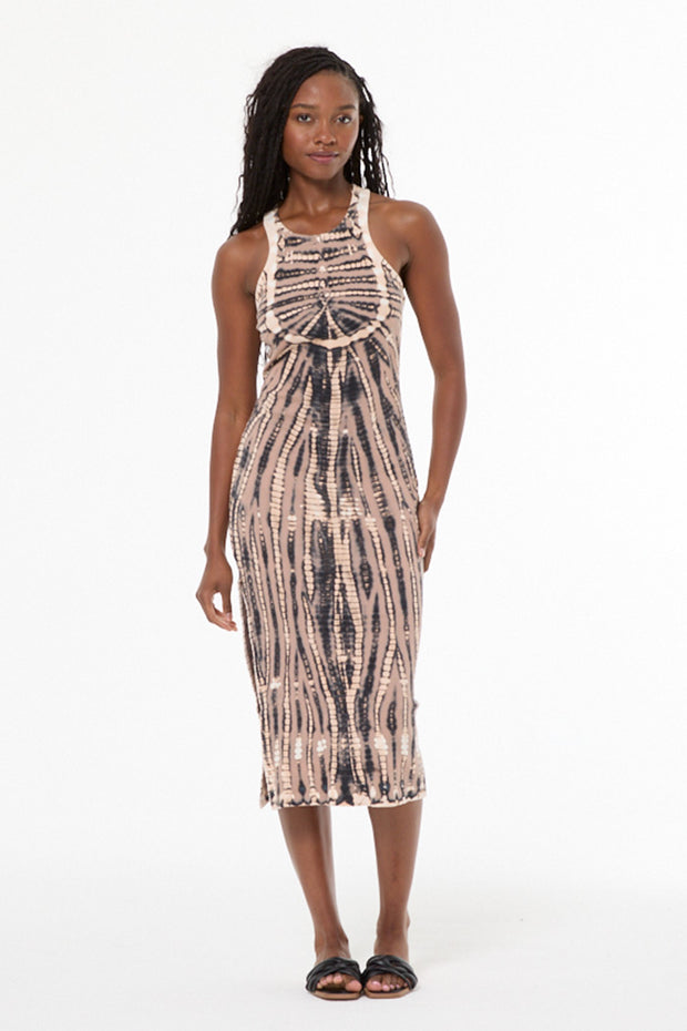 Iggy Rib Midi Dress // Shiitake Nexus Wash
