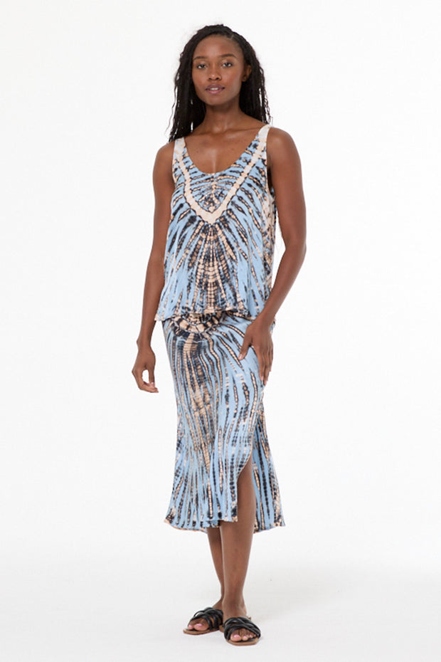 Felicity Skirt // Cyan Nexus Wash