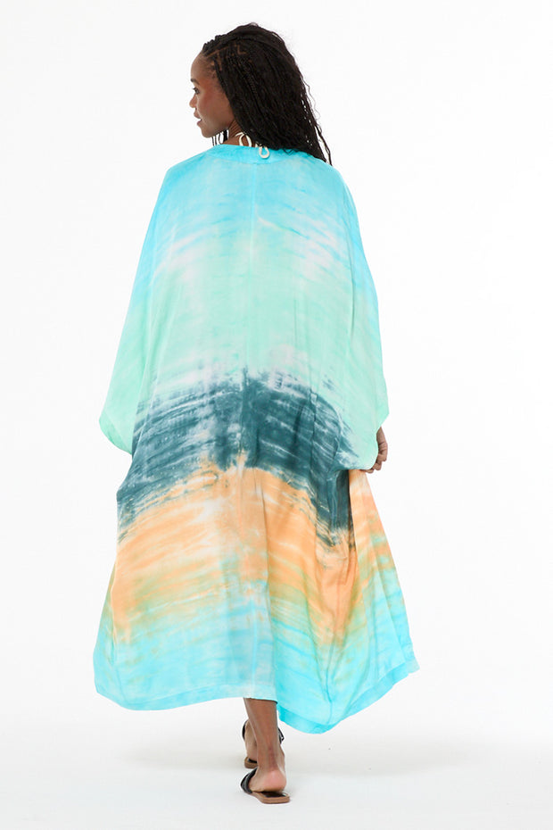 Kana Kimono // Jelly Mint Watercolor Wash