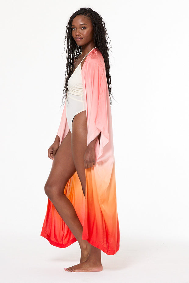 Kana Kimono // Solar Orange Ombre