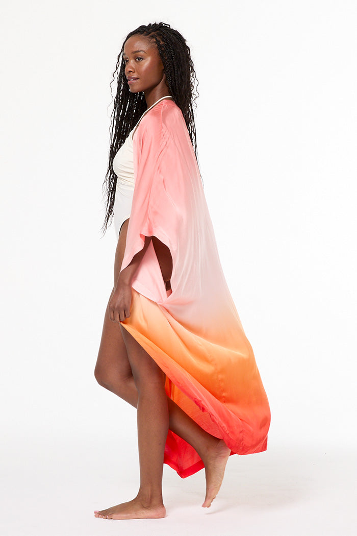 Kana Kimono // Solar Orange Ombre – Young Fabulous & Broke