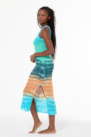 Malea Crochet Tank Dress // Jelly Mint Watercolor Wash