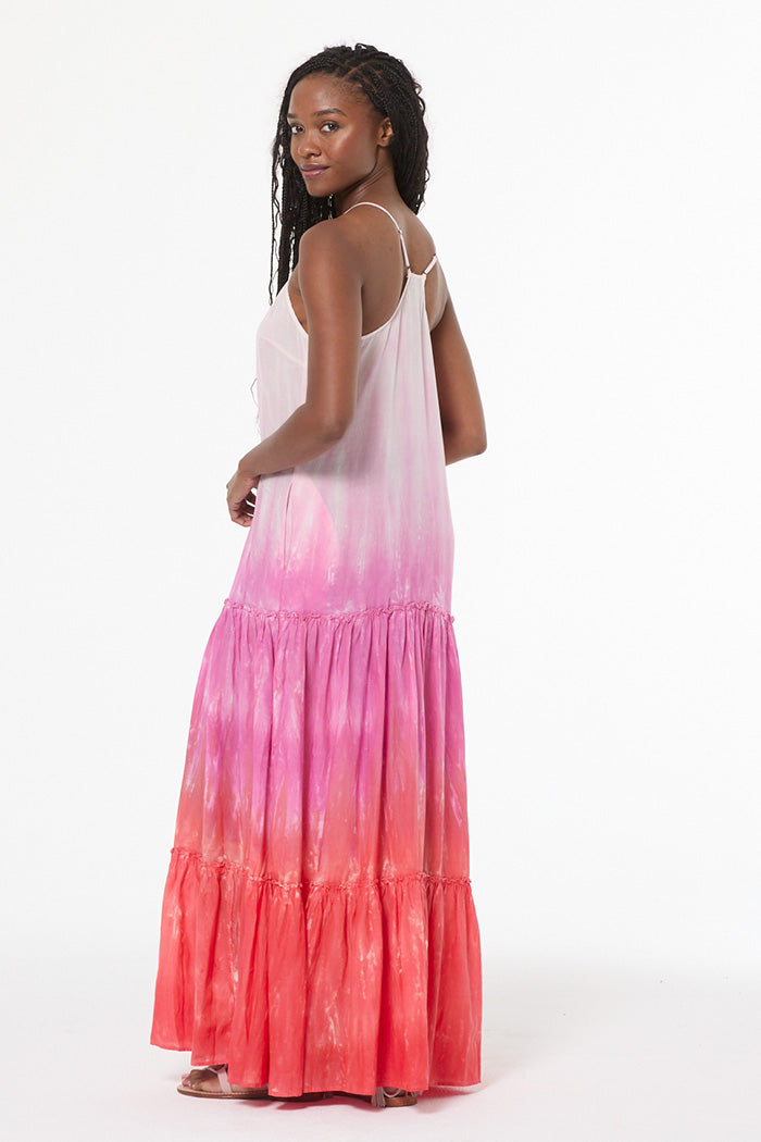Alani Voile Dress // Electric Brushed Ombre