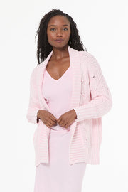 Cayla Cardigan // Pale Pink Mineral Wash