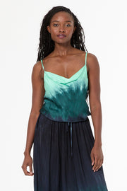 Emmet Tank // Teal Brushed Ombre