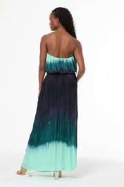 Bubble Tube Top // Teal Brushed Ombre