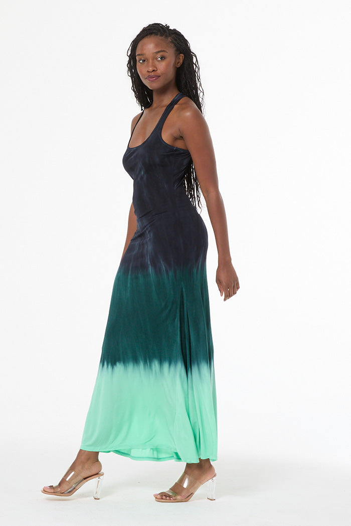 Wander Dress // Teal Brushed Ombre