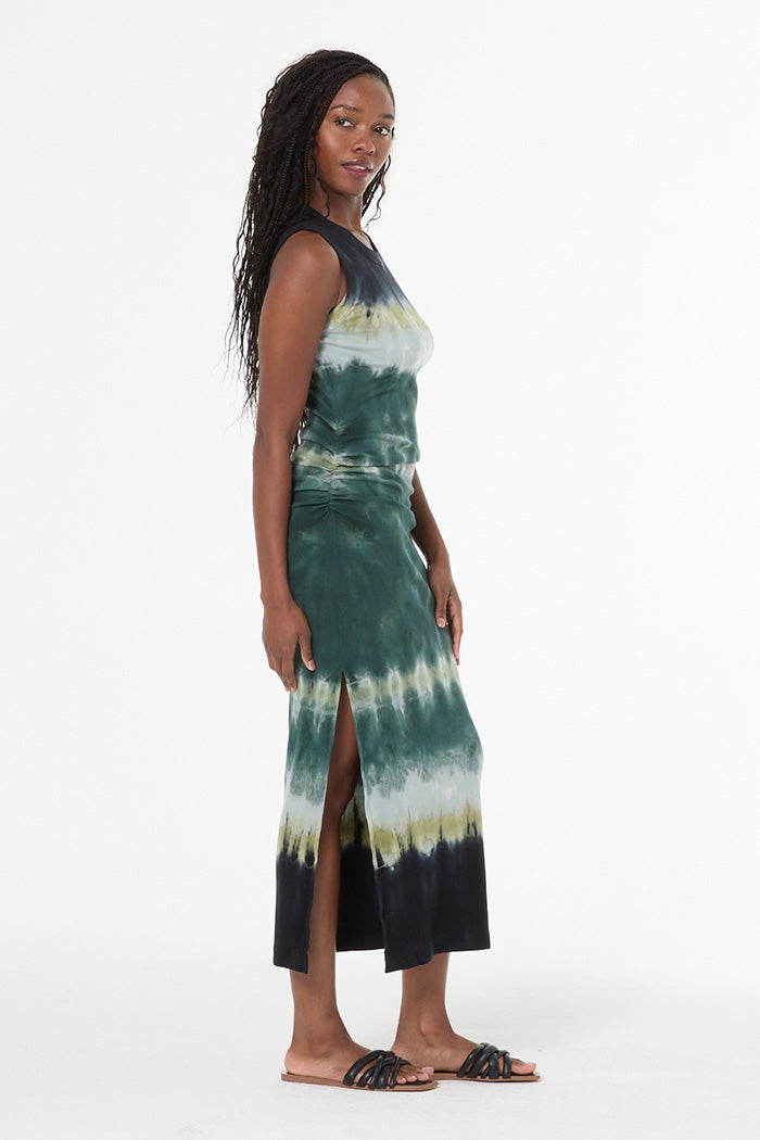 Women's Print Dress Tamara Rainforest Terra Wash | YFB – Young