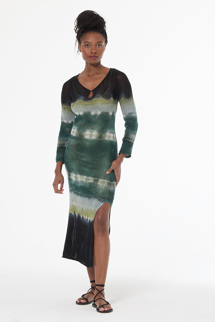 Sonora Crochet Dress // Rainforest Terra Wash