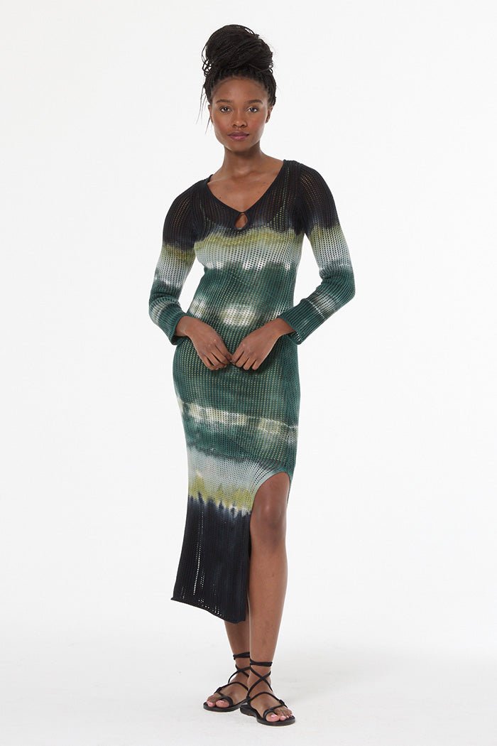 Sonora Crochet Dress // Rainforest Terra Wash