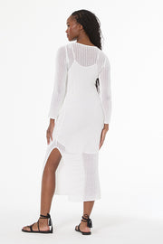 Sonora Crochet Dress // Bone