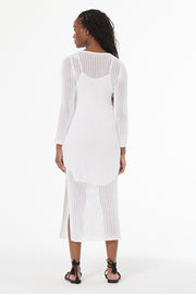 Sonora Crochet Dress // Bone