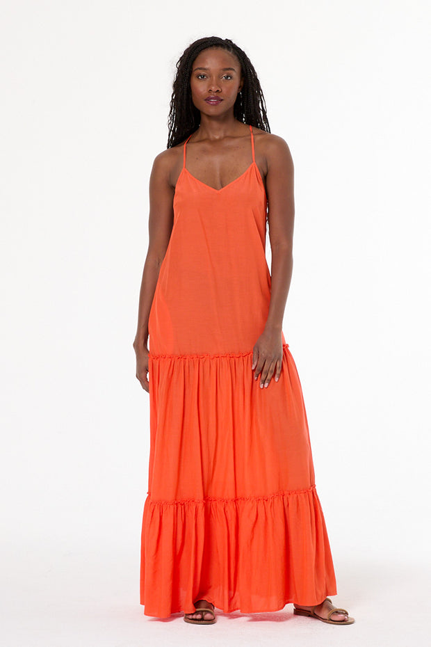 Alani Voile Dress // Lava